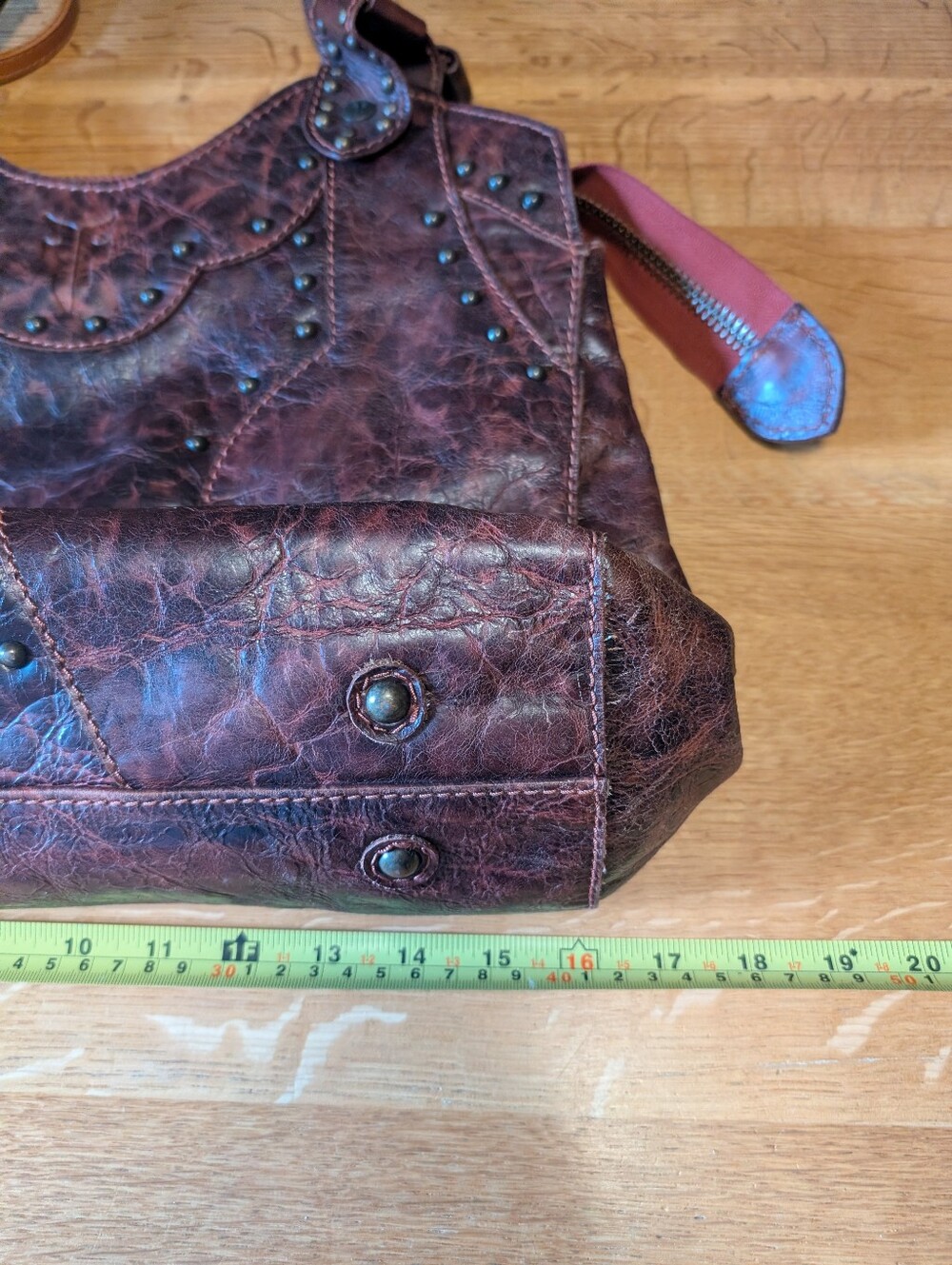 Frye Studded Shoulder Bag - Picture 8 of 11